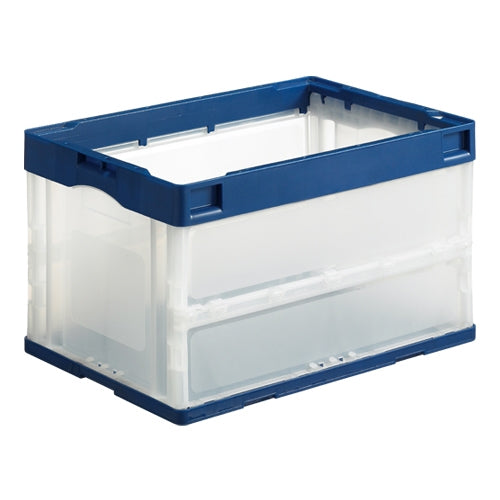 PLUS（プラス）オフィス家具 オリタタミコンテナ JTC-50N-NV 50L蓋無　4547345030034