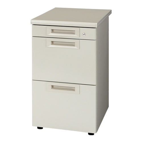 PLUS（プラス）オフィス家具 脇机3段 RJ-047A-A3 エルグレー 引出A　