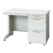 PLUS（プラス）オフィス家具 片袖机 RJ-107A-3 WH ホワイト 引出A　