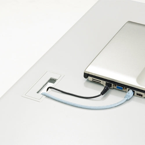 PLUS（プラス）オフィス家具 平机 JS-147H T2/WH ホワイト　