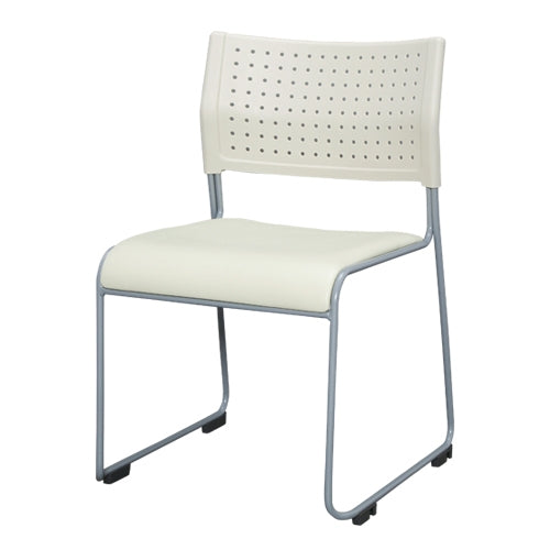 PLUS（プラス）オフィス家具 会議イス ASL-110PV-I アイボリー　4550537125418
