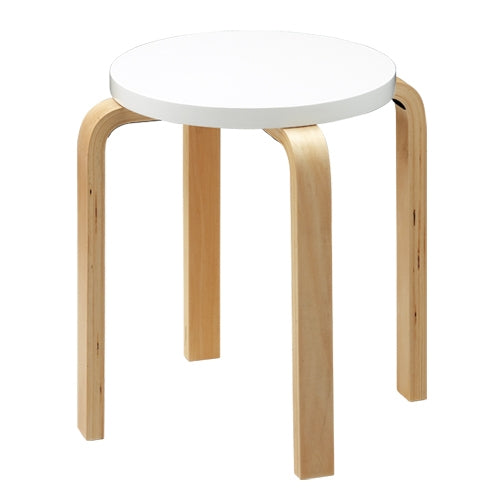 PLUS（プラス）オフィス家具 丸イス Z-SHSC-1WH ホワイト　4510391312232