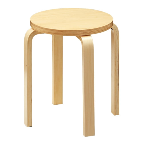 PLUS（プラス）オフィス家具 丸イス Z-SHSC-1 ナチュラル　4510391312256