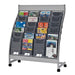 PLUS（プラス）オフィス家具 パンフレットスタンド PSL-C406-GR 4列6段　4542883002932