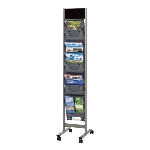 PLUS（プラス）オフィス家具 パンフレットスタンド DP-C108K　4542883002833