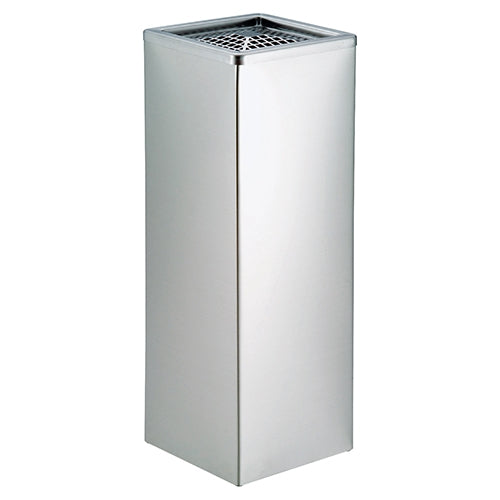 PLUS（プラス）オフィス家具 灰皿 ステン角型GPX-28A SS-955-010-0　4904771703800