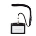 Open industrial suspension name card leather-like N-123P-BK black