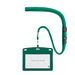 Open industrial suspension name card leather-like N-123P-GN green