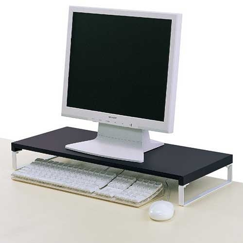 LIHITLAB. 机上台590mmロウ A-7332-24 黒 4903419812843