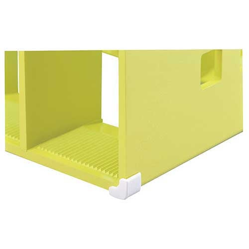 LIHITLAB partition rack L A-7321-6 yellowish green