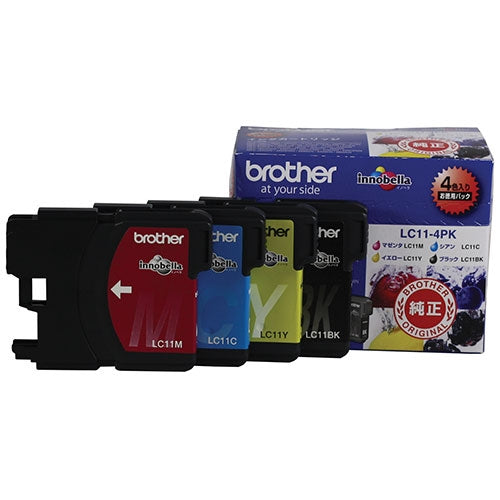 【ブラザー】インクカートリッジ  ＬＣ１１－４ＰＫ