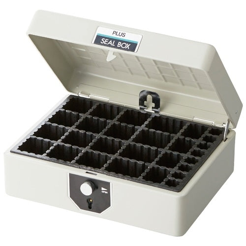 Positive steel seal box SB-003 size L gray
