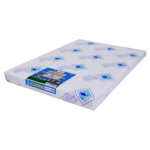 Hokuetsu Corporation Eco Drawing Paper 4-Cut Medium Thick Opening 200 Sheets 105-4 4535449105246