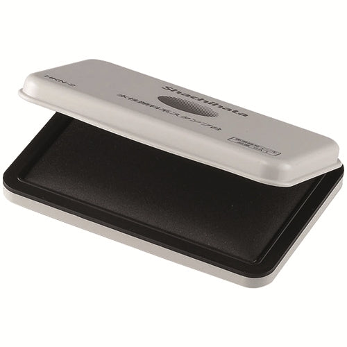 Shachihata aqueous color system ink pad HKN-2-K black