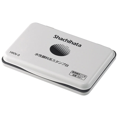 Shachihata aqueous color system ink pad HKN-3-K black