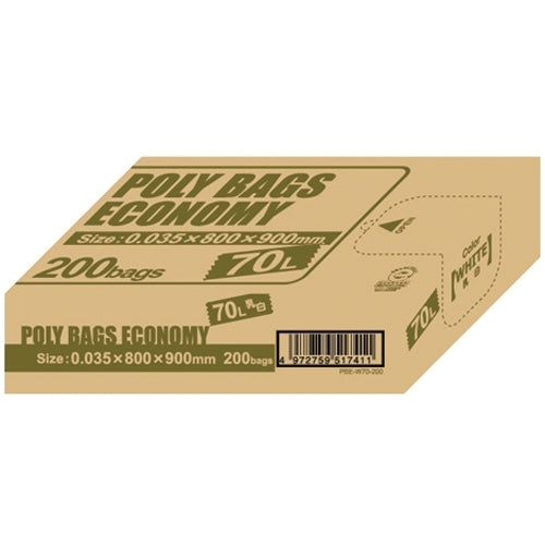 オルディ ポリ袋エコBOX70Ｌ乳白半透明PBE-W70-200 4972759517411