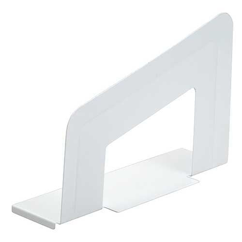 LIHITLAB. ブックエンド(マグネット付) A-7350-0 白 4903419812973