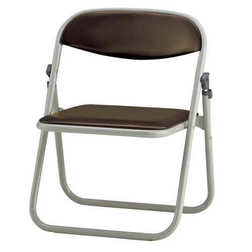 PLUS（プラス）オフィス家具 折畳イス CF104-MX SH300 ダークブラウン　