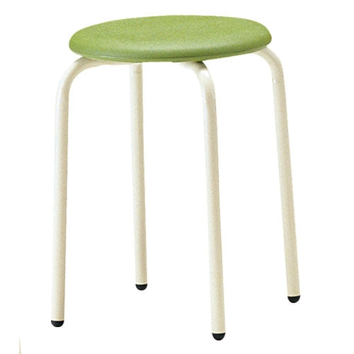 PLUS（プラス）オフィス家具 丸イス RS-46P グリーン SH460　