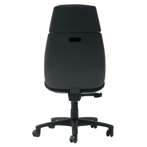 PLUS（プラス）オフィス家具 事務イスU KC-UC62SLJ-N ハイバック肘無 BK　4550537143092