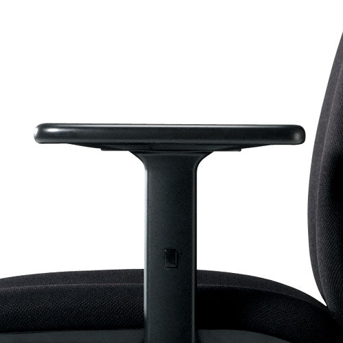 PLUS（プラス）オフィス家具 事務イスU KD-UC61SLJ-N ローバック肘付 BK　