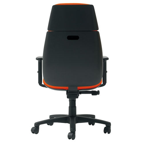 PLUS（プラス）オフィス家具 事務イスU KD-UC63SLJ-N ハイバック肘付 OR　4942646011476