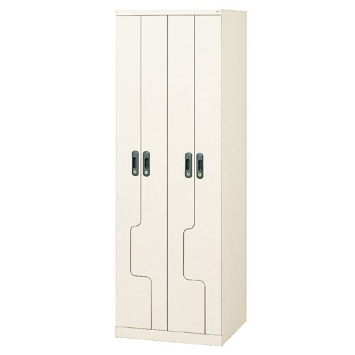 PLUS（プラス）オフィス家具 省スペースロッカー NS-41J WH 4人用　