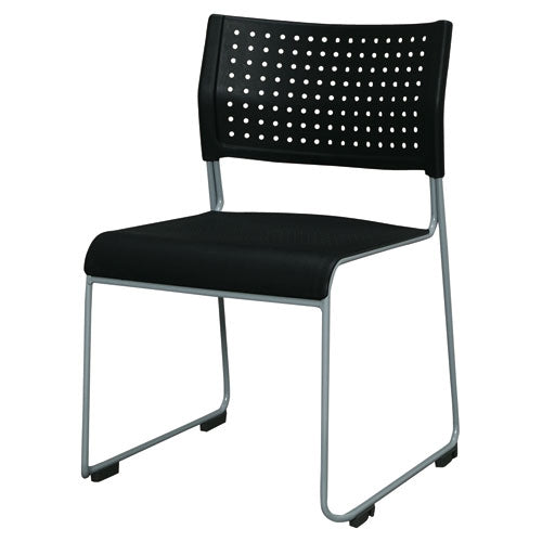 PLUS（プラス）オフィス家具 会議イス ASL-110PP ブラック　4550537125234