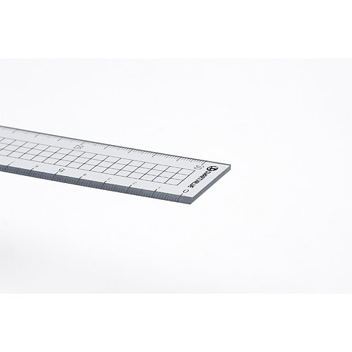 スマートバリュー 再生PET直定規15cm B331J