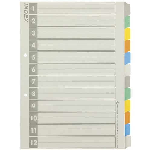 スマートバリュー 再生インデックスA4S 6色12山5組 D137J-1