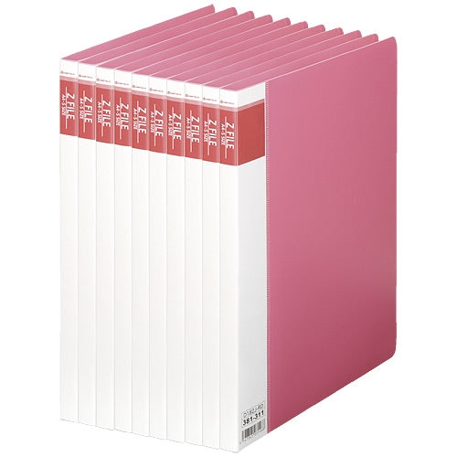 スマートバリュー 再生Ｚ式ファイルA4S 赤 D182J-RD 4547345031468