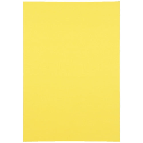 スマートバリュー 色画用紙 8ツ切10枚 レモン P148J-2