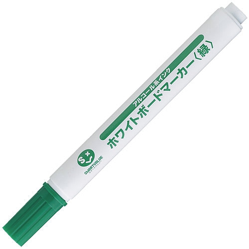 スマートバリュー ボードマーカーＥ 中字緑12本 H036J-GR 4547345031994