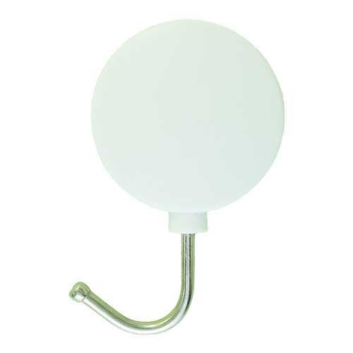 スマートバリュー マグネットフックミニ可動白10個 B344J-W10 4547345032335