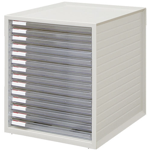 アイリスオーヤマ レターケース超浅型14段 LCE-14Sホワイト 4905009799640