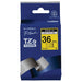 Brother Letter Tape TZe-661 Yellow with Black Letters 36mm 4977766702348