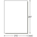 A-One Outdoor Sign Label A4 31034 Glossy White 10 Pieces 4906186310345