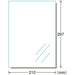 Etiqueta de sinalização externa A-One A4 31036 fosco transparente 10 folhas 4906186310369