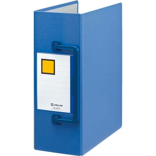 キングジム スーパードッチファイル 3510 特厚100mm 青 4971660029211