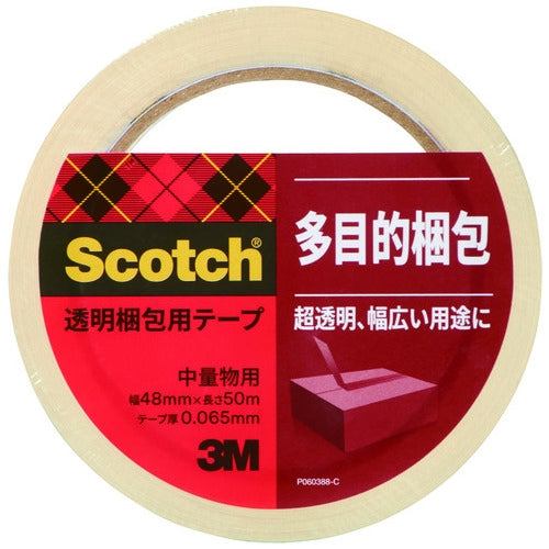 スリーエムジャパン 透明梱包用テープ 313 1PN 4548623628639