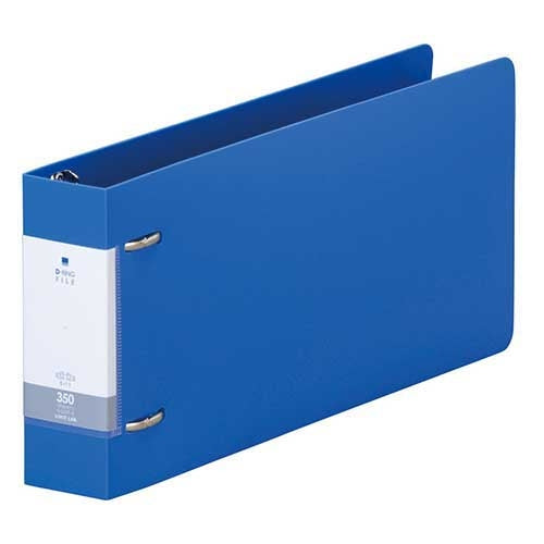 LIHITLAB. D型リングファイルG2239-8 統一伝票 青 4903419120634