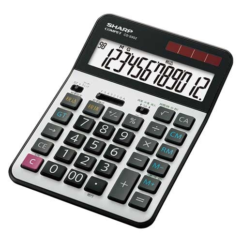 シャープ 大型卓上電卓 12桁 CS-S952-X 4974019761435
