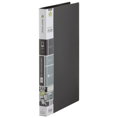 キングジム SHOTDOCS名刺ホルダー差替式 36SD クロ 4971660030354