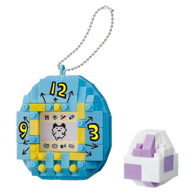 Kawada NBCC_238 Nanoblock Original Tamagotchi (Blue) 4972825233979