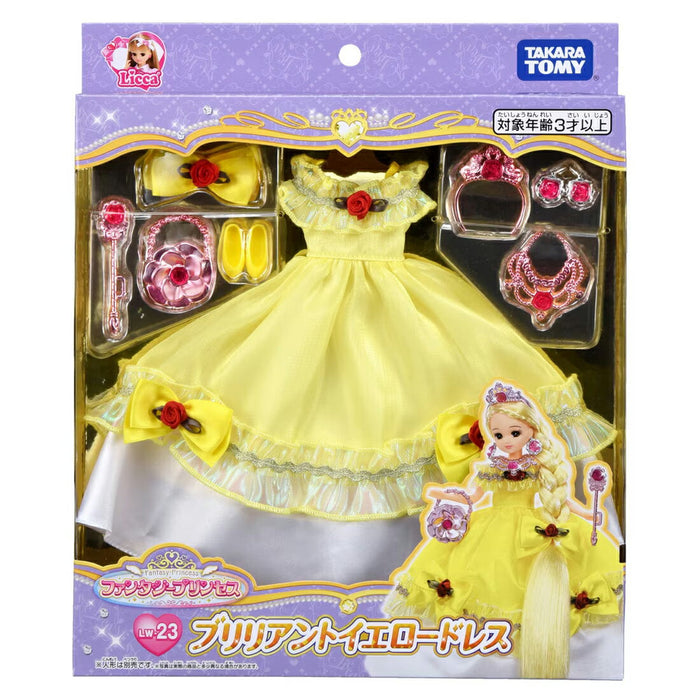 Takara Tomy LW-23 Fantasy Princess Robe jaune brillant 4904810933625