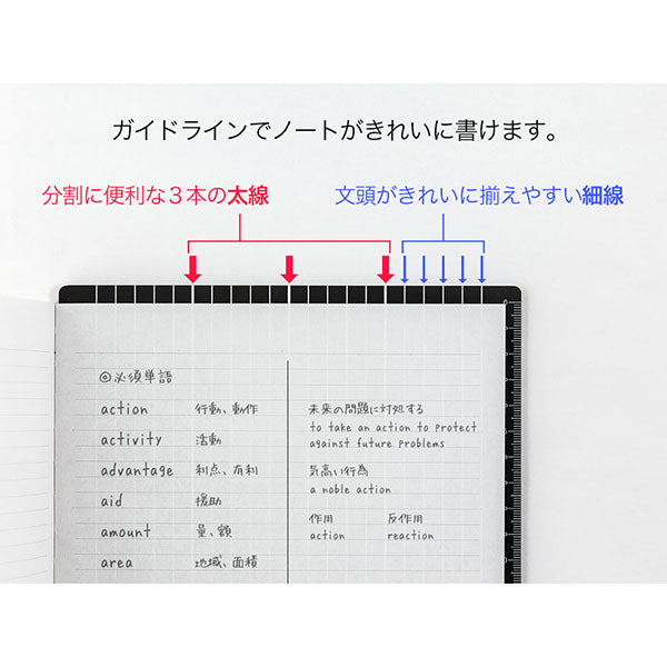 ミドリ ブラック下敷き B5 40215 デザインフィル 4902805402156（10セット）