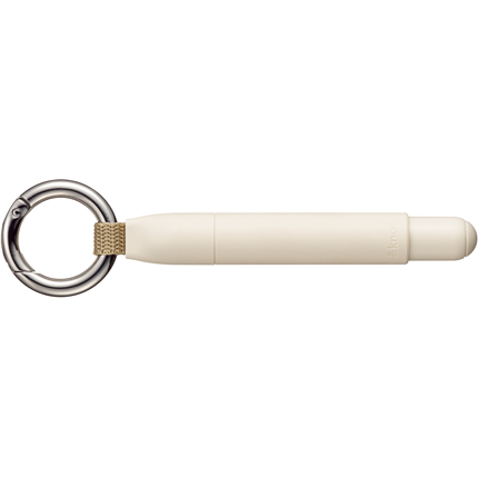 Uni 三菱鉛筆 &knot カラビナ付きボールペン ジェットストリームインサイド 0.5mm　スチームホワイト SXAK05.46