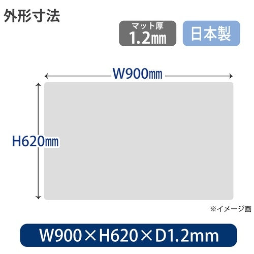 PLUS（プラス）オフィス家具 デスクマットOAタイプ DM-007ES 7号　