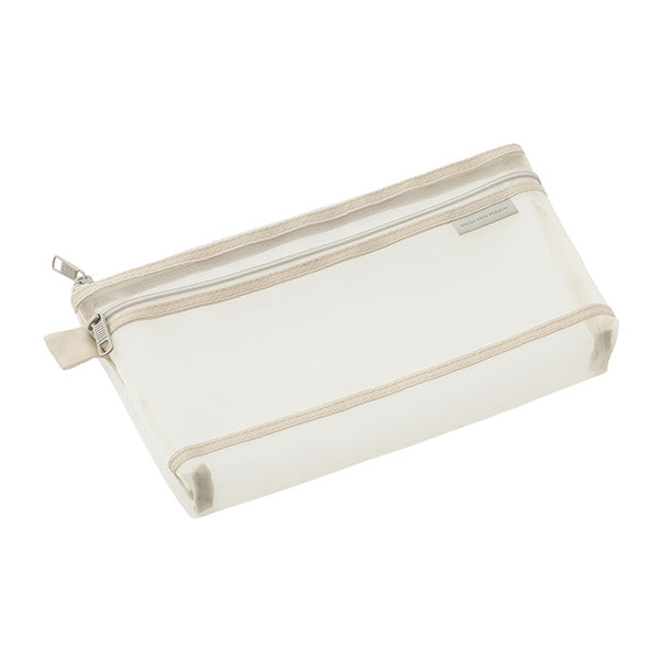 ミドリ メッシュペンポーチグレーＡ 41833006　4902805418331（10セット）