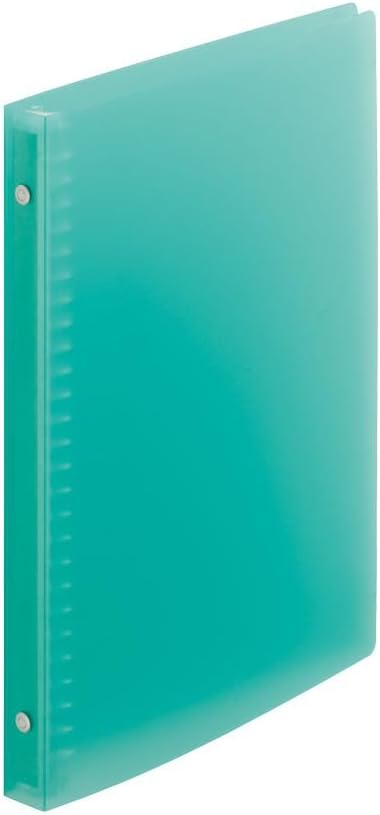リヒトラブ FRIOR バインダー 透明表紙 B5 26穴 グリーン N-2025-7 4903419710835